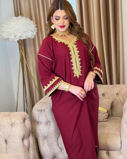 Abaya Bordeaux – Élégance et Confort